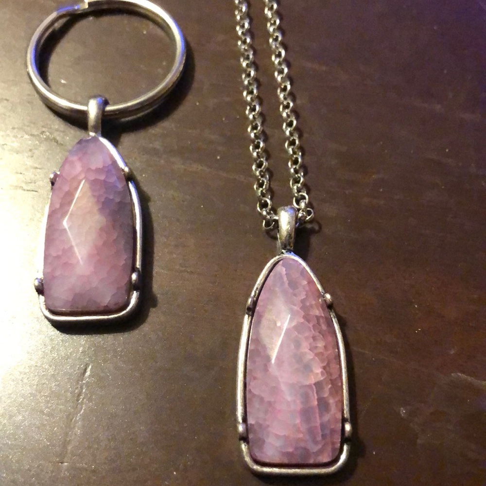 Necklace with matching key chain